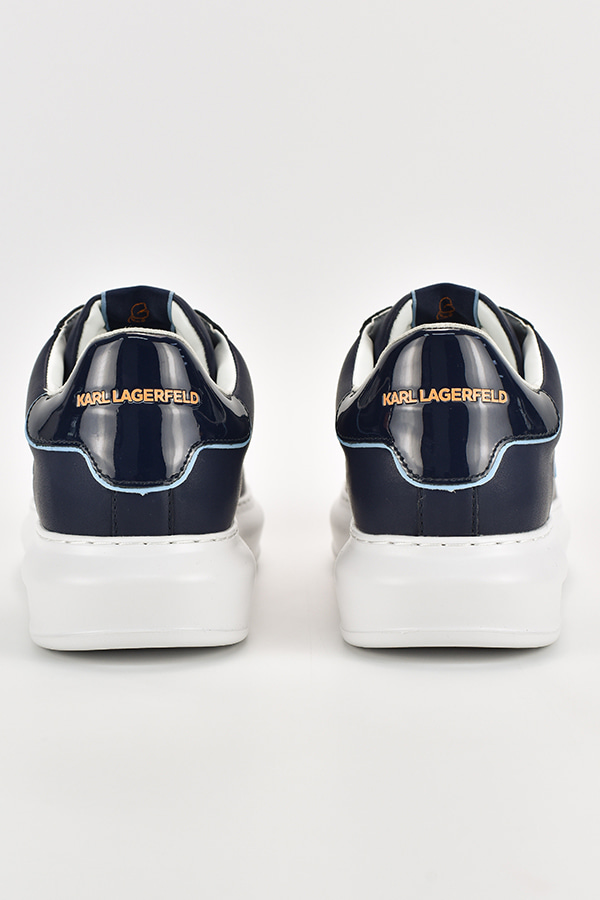 ΠΑΠΟΥΤΣΙΑ KARL LAGERFELD - 0AA NAVY LEATHER/BLUE